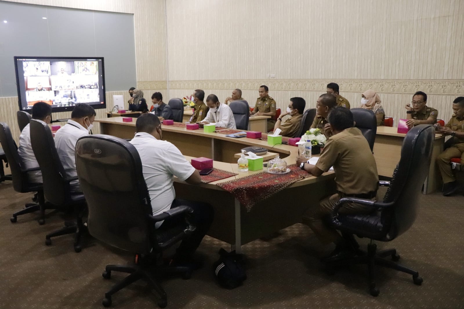 Pemprov Lampung Mengikuti Rapat Pengendalian Inflasi Di Daerah
