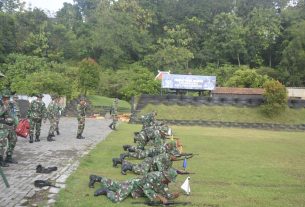 Pertajam Kemampuan Prajurit, Kodim Boyolali Selenggarakan Latihan Menembak