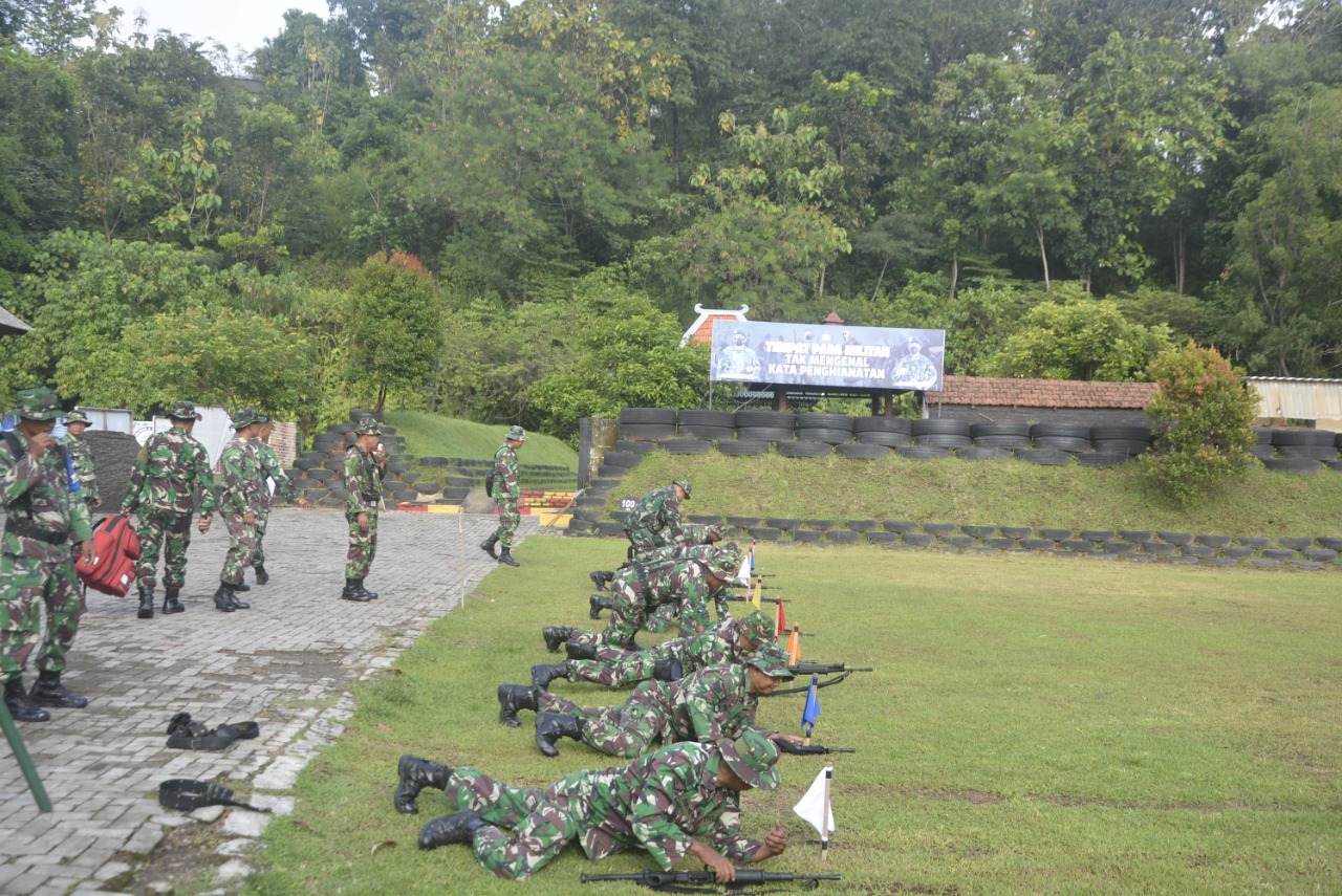 Pertajam Kemampuan Prajurit, Kodim Boyolali Selenggarakan Latihan Menembak