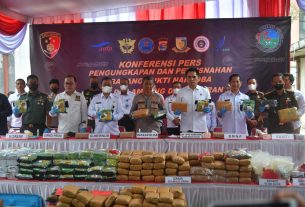 Polda Lampung musnahkan 171,5 kg sabu