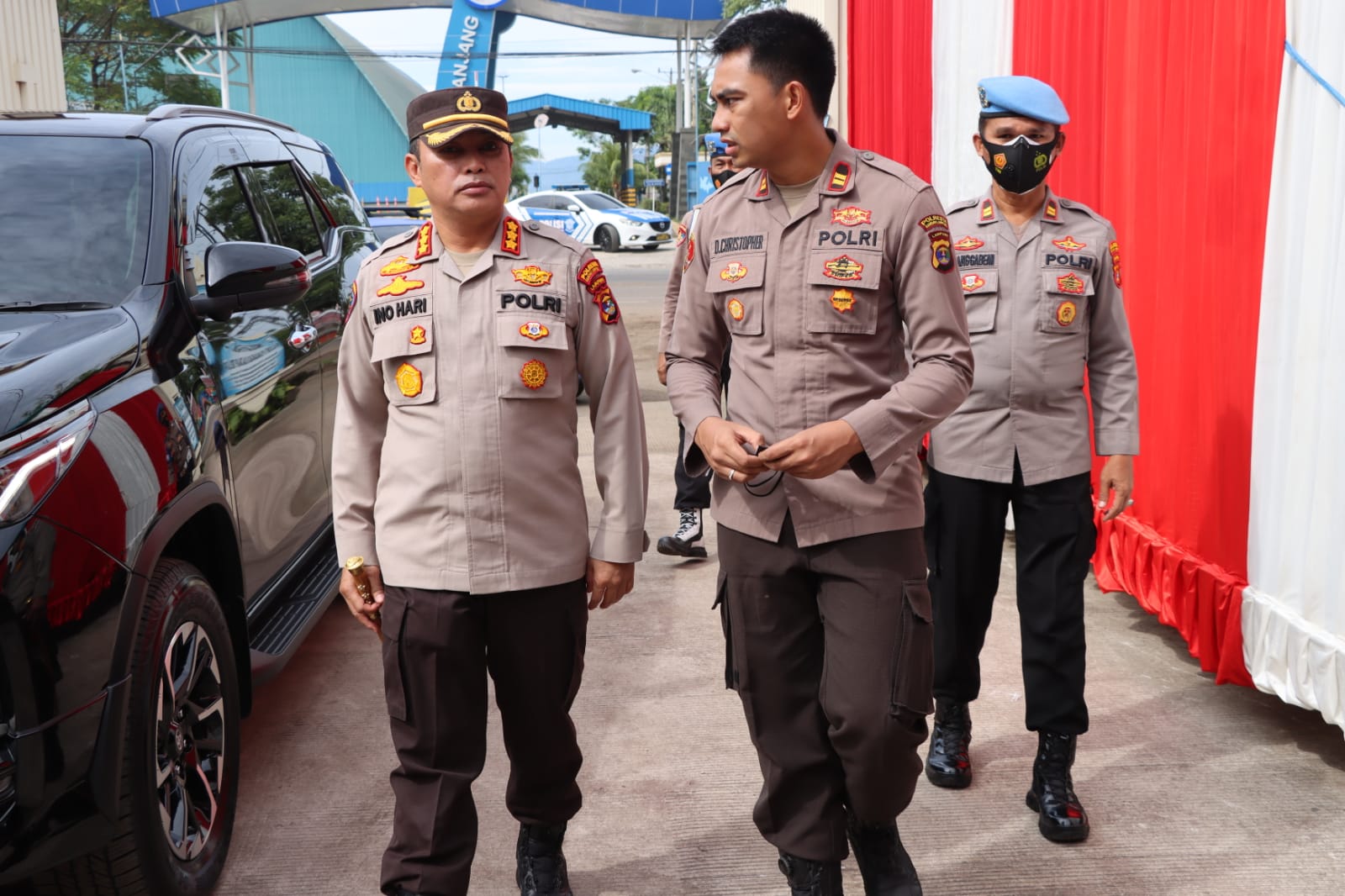 Polsek KSKP Panjang terima Kunjungan Kerja Kapolresta Bandar lampung