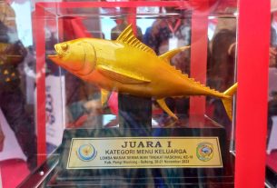 Provinsi Lampung Juara Umum Lomba Masak Serba Ikan Tingkat Nasional