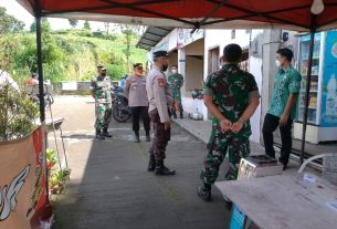 Sinergitas TNI Polri Hadirkan Rasa Aman pengunjung Irung Petruk