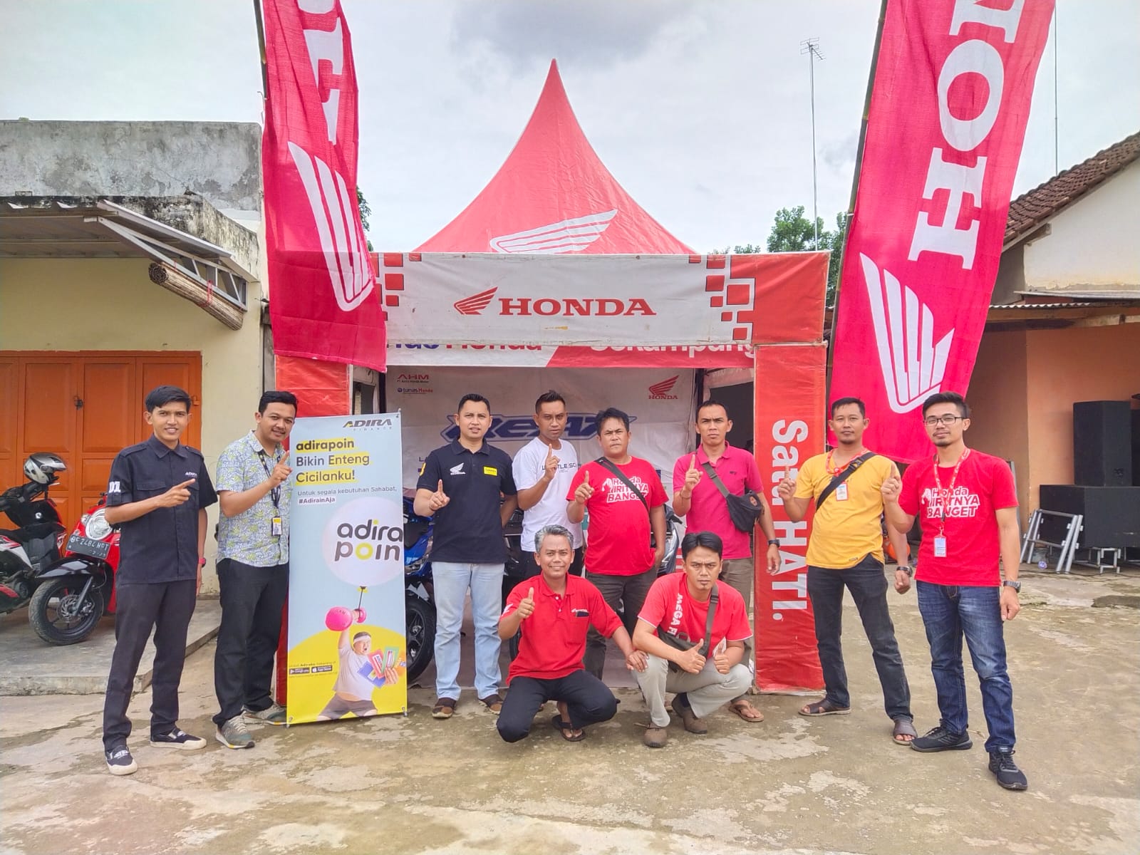 "TDM SEKAMPUNG GELAR ROADSHOW HONDA PASAR SIDOMUKTI KEC.BATANGHARI LAM-TIM"