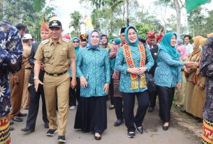 TP PKK Provinsi Lampung Melaksanakan Kunjungan Kerja ke Kabupaten Lampung Barat