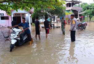 Tegas Dan Jelas, Dandim 0105/Abar Perintahkan Babinsa Siaga Bencana Banjir Dan Laporkan Perkembangan Situasi Secara Hirarki