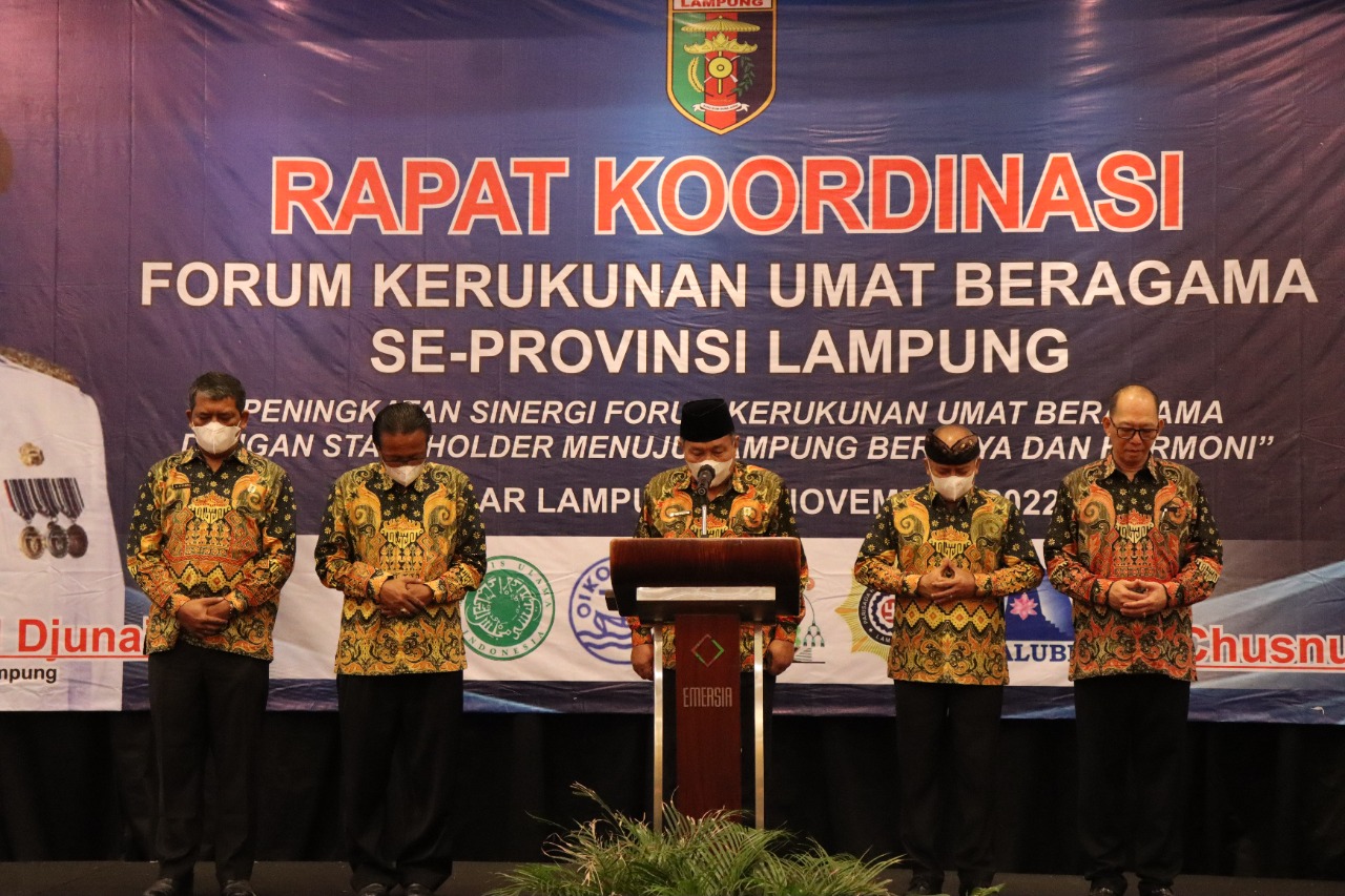 Wagub Chusnunia Membuka Rapat Koordinasi Forum Kerukunan Umat Beragama (FKUB) se-Provinsi LampungWagub Chusnunia Membuka Rapat Koordinasi Forum Kerukunan Umat Beragama (FKUB) se-Provinsi Lampung