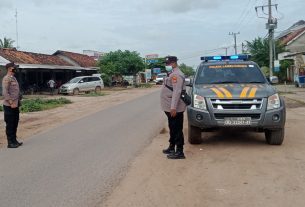 CEGAH GANGGUAN KAMTIBMAS DI HARI LIBUR, AIPTU HENDRA WIJAYA PATROLI CEGAH C3.