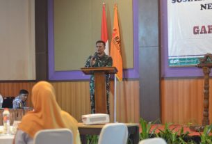 Dandim Bojonegoro hadiri Sosialisasi Netralitas TNI-Polri dan ASN