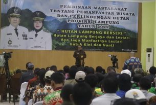 Gubernur Arinal Buka Pembinaan Masyarakat Tentang Pemanfaatan Wisata dan Perlindungan Hutan