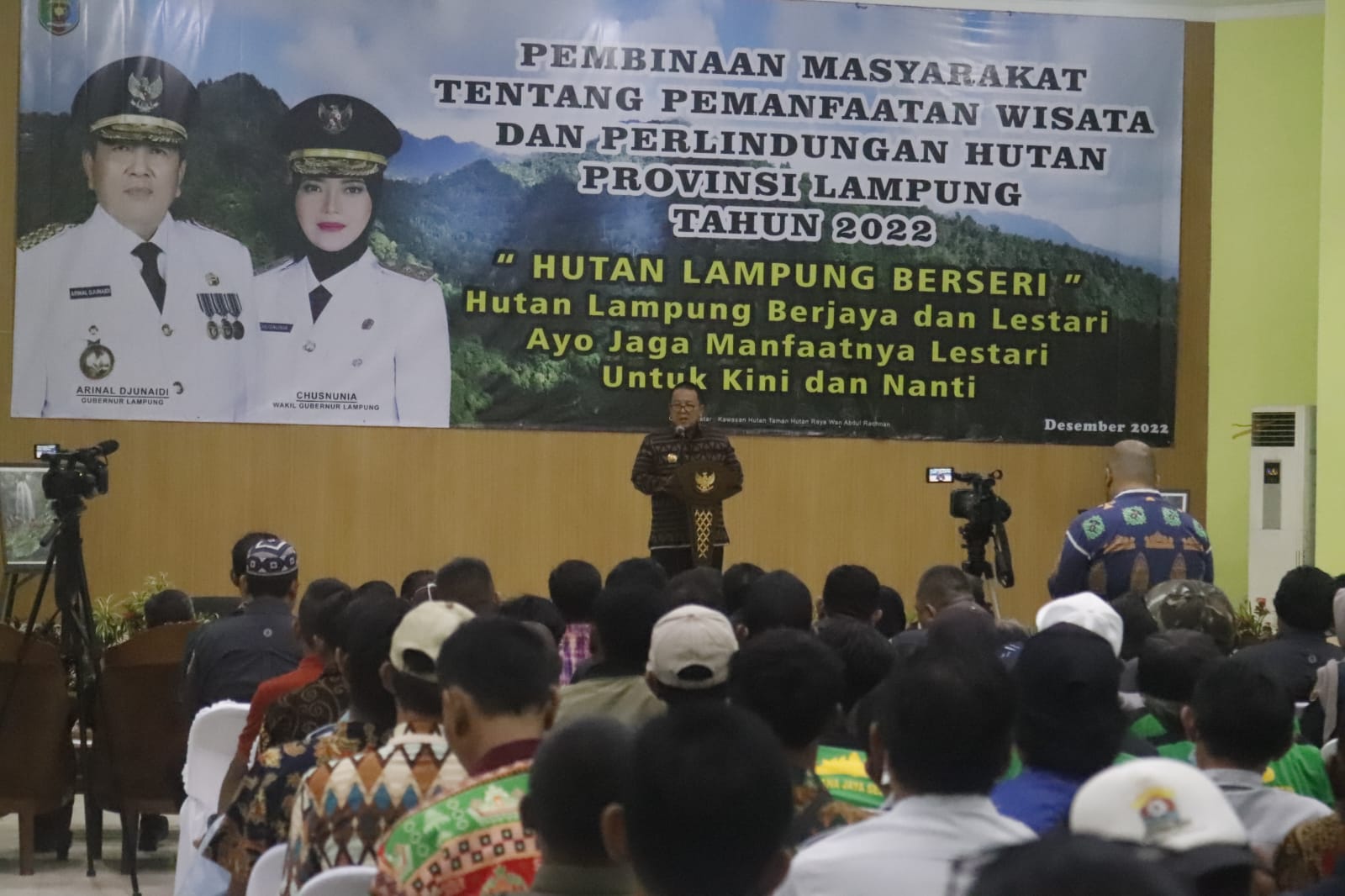 Gubernur Arinal Buka Pembinaan Masyarakat Tentang Pemanfaatan Wisata dan Perlindungan Hutan