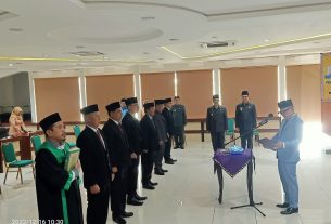 Lantik 6 Pejabat Tinggi Pratama, Adipati Minta Tidak ada Pejabat SKPD yang merasa Superior