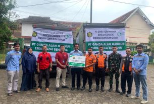 PT Ganda Alam Makmur Salurkan Bantuan untuk Korban Bencana Gempa Cianjur