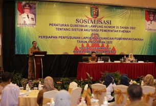 Pemprov Lampung Sosialisasikan Pergub Nomor 35/2022 tentang Sistem Akuntansi Pemerintah Daerah