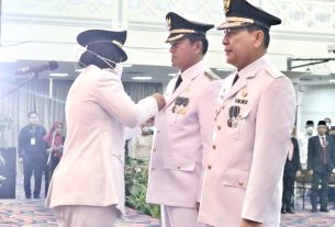Penjabat PJ Bupati Lampung Barat Secara resmi dilantik Wakil Gubernur Wagub
