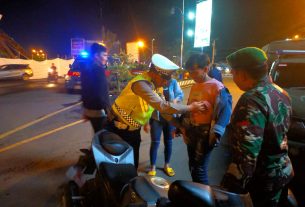 Polres Lampung Utara menggelar Patroli gabungan