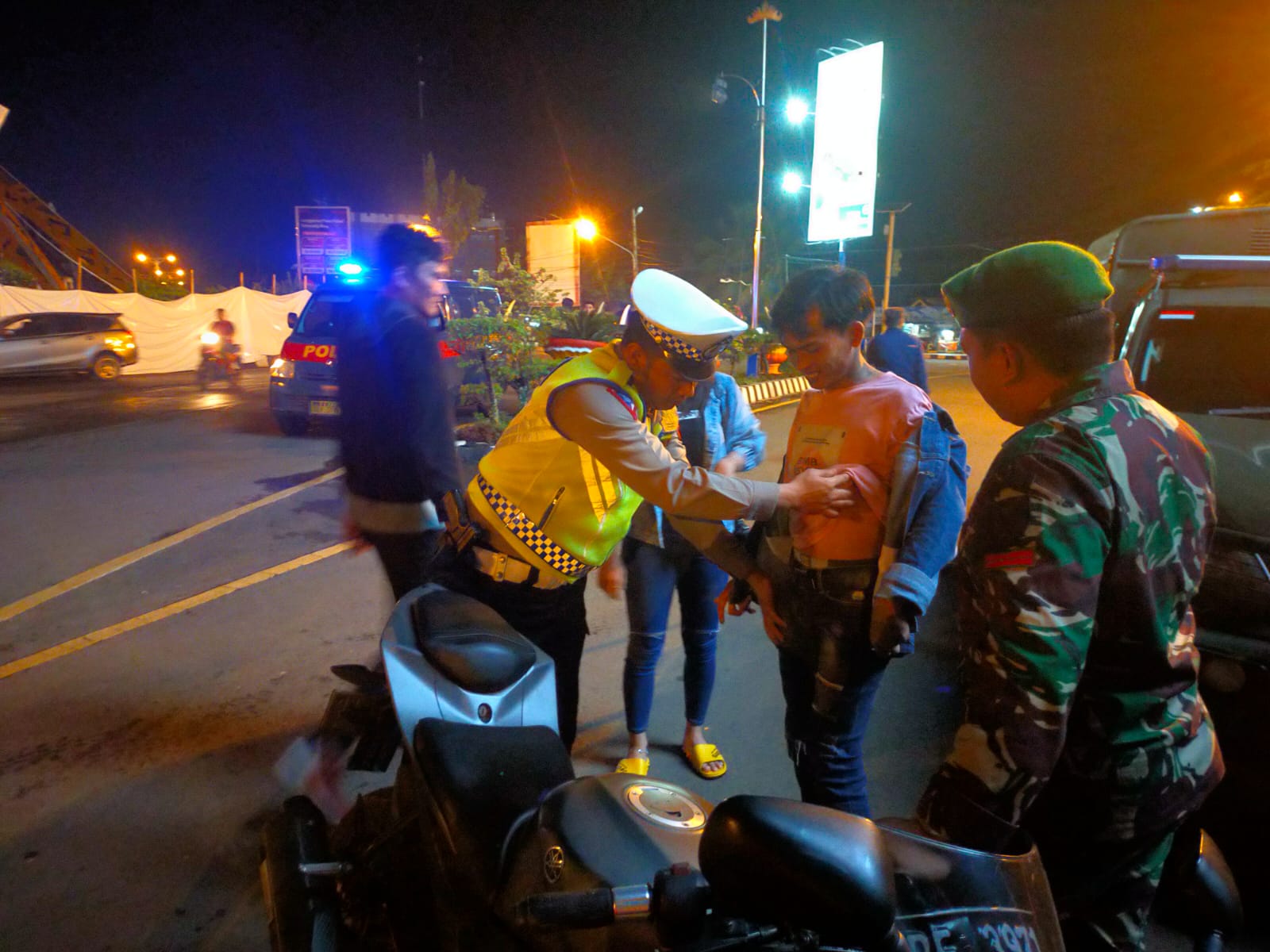 Polres Lampung Utara menggelar Patroli gabungan