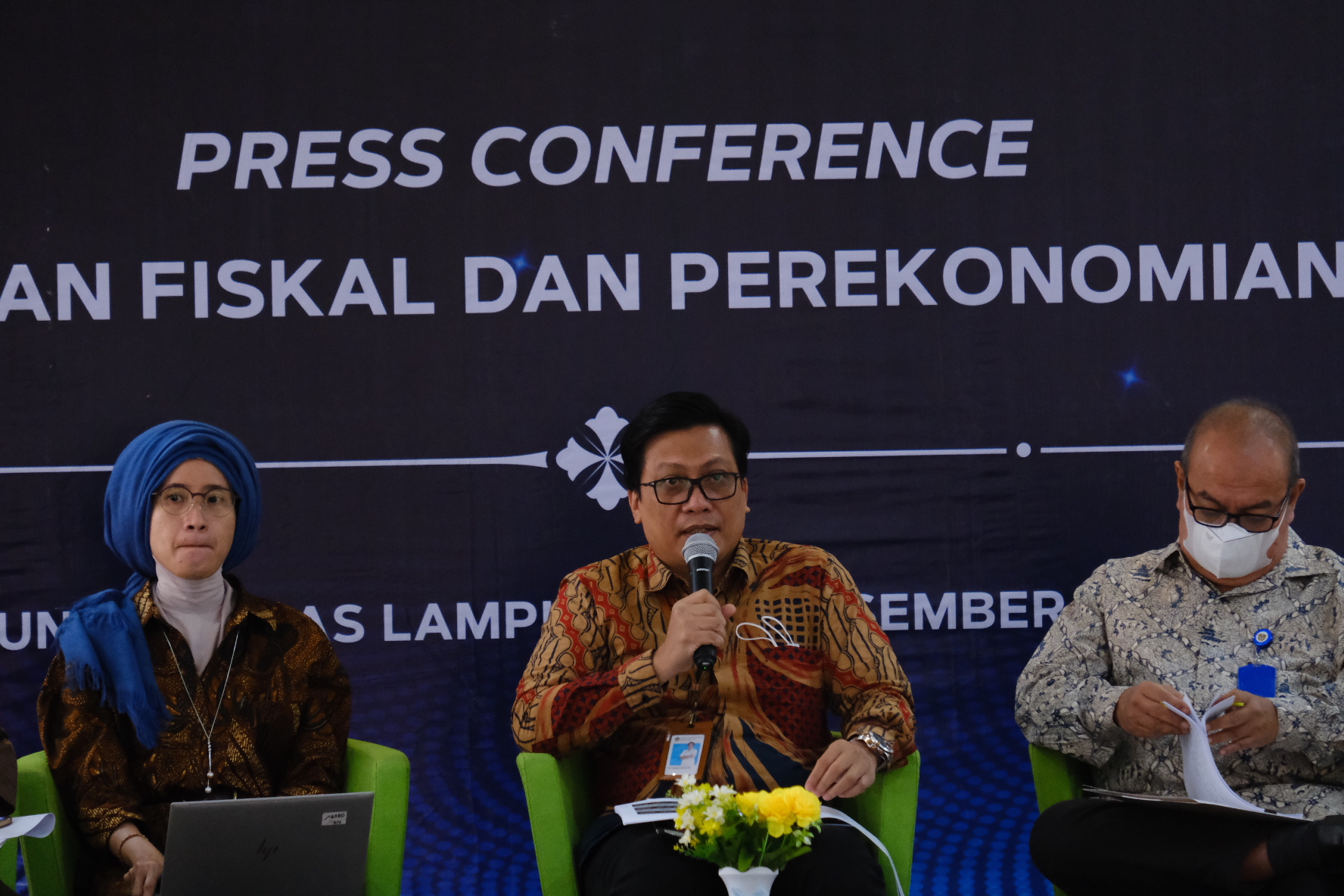 Press Conference Kondisi Fiskal dan Perekonomian Terkini Provinsi Lampung