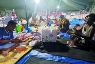 Sehari, Dapur Bergerak PLN Layani Lebih dari 800 Porsi Makanan bagi Pengungsi Semeru
