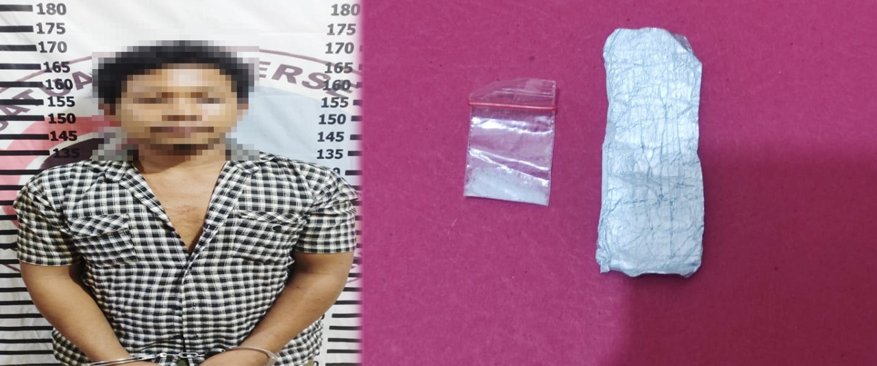 Simpan Narkotika di Dalam Saku Baju, Oknum Buruh Ditangkap Polres Tulang Bawang