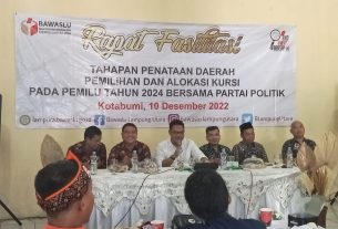 Suheri Buka Rapat Fasilitasi Tahapan Penataan Daerah Pemilihan dan Alokasi Kursi Pemilu 2024