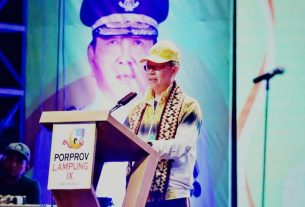 Tutup Porprov, Arinal: Ajang Kembalikan Kejayaan Lampung di Bidang Olah Raga