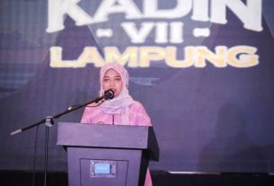 Wabug Chunsnunia Buka Musprov VII Kadin Lampung