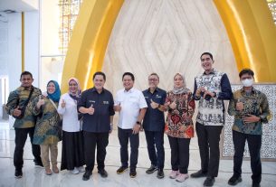Wagub Chusnunia Chalim Dampingi Menteri BUMN dan Menteri Perdagangan Resmikan Area Selasar Siger BTN di Kawasan Bakauheni Harbour City, Lampung Selatan