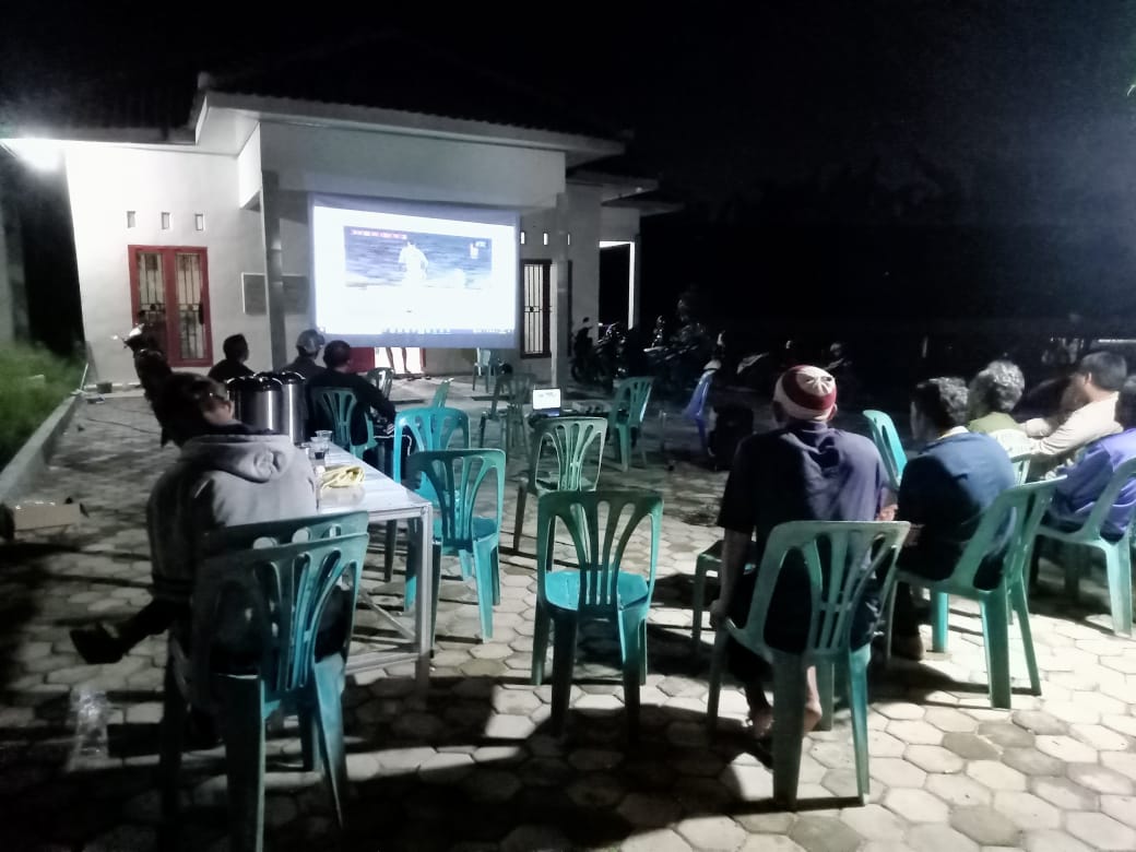 Warga Rejosari Ramaikan Nobar Final Piala Dunia Argentina vs Prancis Yang Digelar PC-IMM Lampura