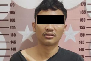 Polsek Kotabumi amankan Pencuri Handphone di sebuah kosan