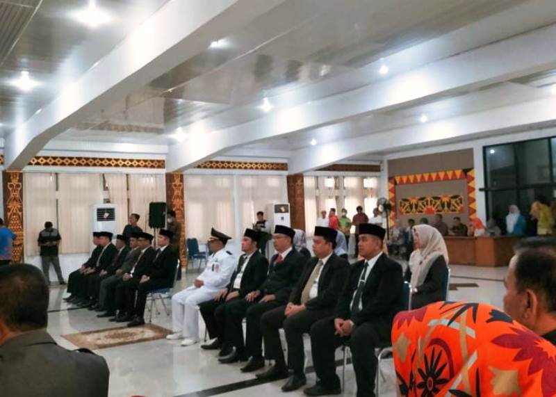 Budi Utomo Lantik 15 Pejabat Eselon ll dan lll Lampung Utara