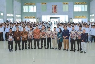 Ketua KPU Lampura Lantik 741 Anggota PPS se- Kabupaten Lampung Utara