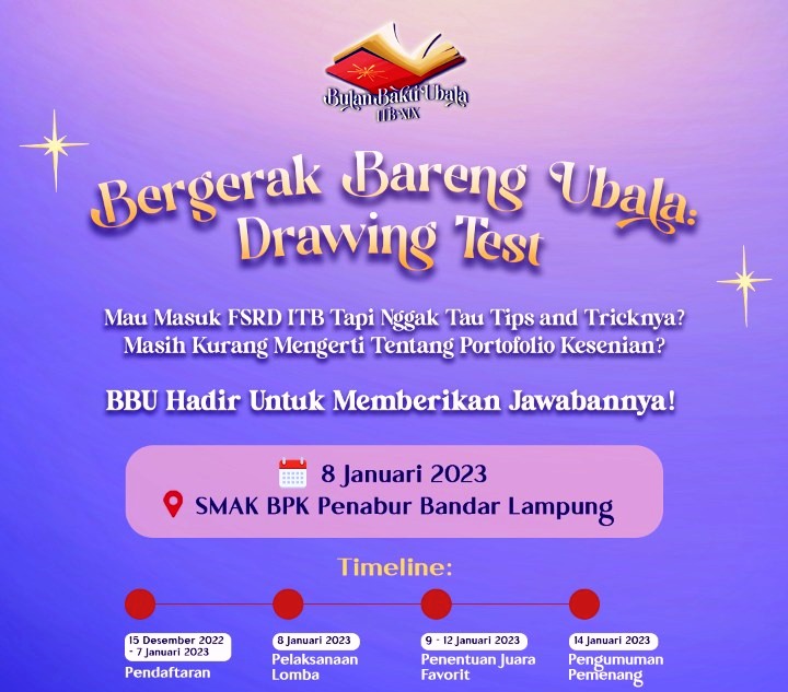 Ayo Ikutin Drawing Test Bulan Bakti Ubala ITB