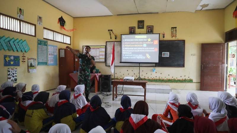 Bentengi Dampak Negatif Arus Globalisasi, Kodim Bojonegoro Lakukan Pembinaan Karakter Bangsa Bagi Generasi Muda