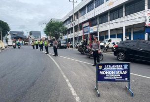 Cegah Kejahatan Jalanan, Sat Lantas Polresta Bandar Lampung Lakukan Razia KRYD