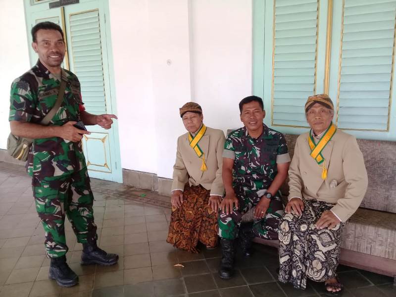 Danramil 02/Banjarsari Silaturahmi dengan Tokoh Adat di Puro Mangkunegaran, Ini Tujuannya