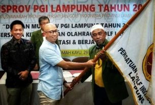 Mirzani Djausal Didaulat Secara Aklamasi Sebagai Ketua Umum Persatuan Golf Indonesia (PGI) Provinsi Lampung