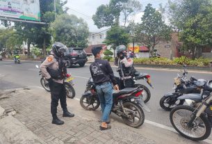 Dihentikan Karena Tidak Gunakan Plat Nomor, Tim Patroli Samapta Polresta Bandar Lampung Dapati Barang Hasil Curian