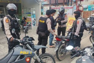 Dihentikan Karena Tidak Gunakan Plat Nomor, Tim Patroli Samapta Polresta Bandar Lampung Dapati Barang Hasil Curian