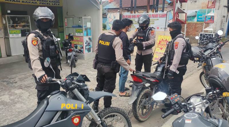 Dihentikan Karena Tidak Gunakan Plat Nomor, Tim Patroli Samapta Polresta Bandar Lampung Dapati Barang Hasil Curian