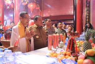 Pastikan Perayaan Imlek 2023 Aman dan Lancar, Gubernur Arinal Bersama Forkopimda Tinjau Tempat Ibadah Vihara