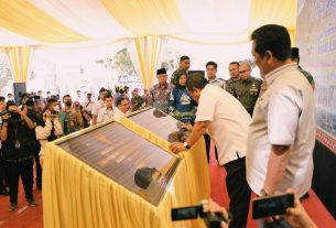 Gubernur Arinal Resmikan Jalan Masuk ke Gerbang Tol Kota Baru Lampung