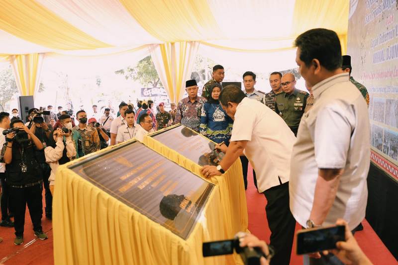 Gubernur Arinal Resmikan Jalan Masuk ke Gerbang Tol Kota Baru Lampung