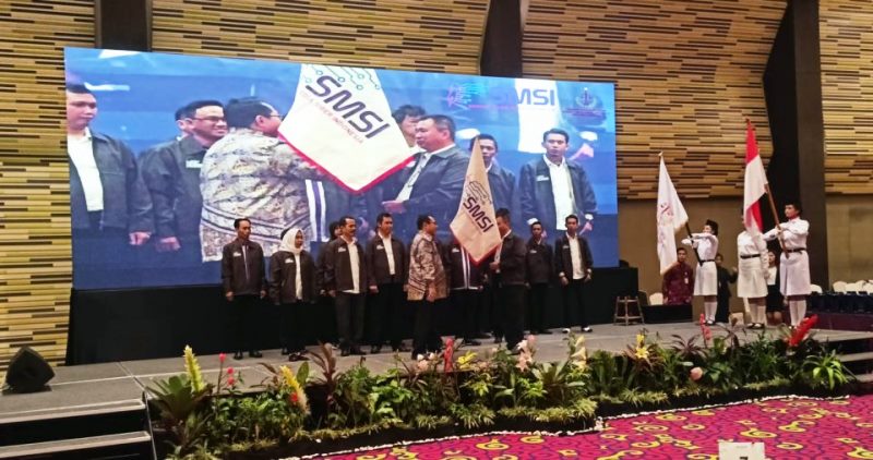 Hadir Sekaligus Melantik Ketua SMSI Lampung, Firdaus : Ubah Mindset Wartawan Jadi Pengusaha Bukan Peminta-minta