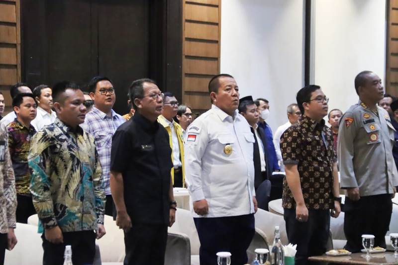 KPU Provinsi Lampung Gelar Rakor Uji Publik Rancangan Penataan Dapil dan Alokasi Kursi Pemilu Anggota DPRD Provinsi Lampung
