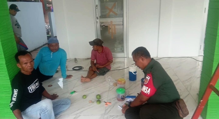 Kali Ini Tokoh Masyarakat Menjadi Sasaran Komsos Serda Rivo