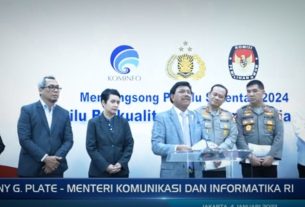 Kemenkominfo RI dan Polri Tandatangani MoU untuk Menciptakan Penyelenggaraan Pemilihan Umum 2024 yang Aman dan Berkualitas