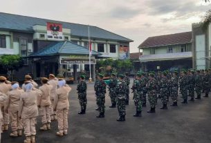 Tingkatkan Kedisiplinan Dan Patriotisme, Kodim 0410/KBL Laksanakan Upacara Bendera