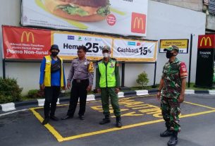 Kompak..!! Babinsa Keprabon Bersama Bhabinkamtibmas Laksanakan Pemantauan Wilayah