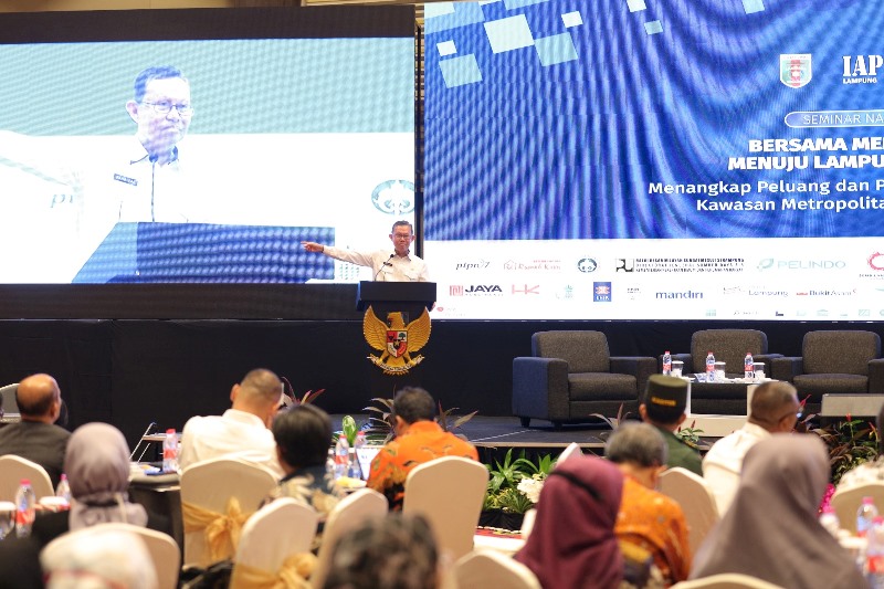 Pemprov Lampung Gelar Seminar Nasional Dalam Upaya Mewujudkan Metropolitan Lampung Raya